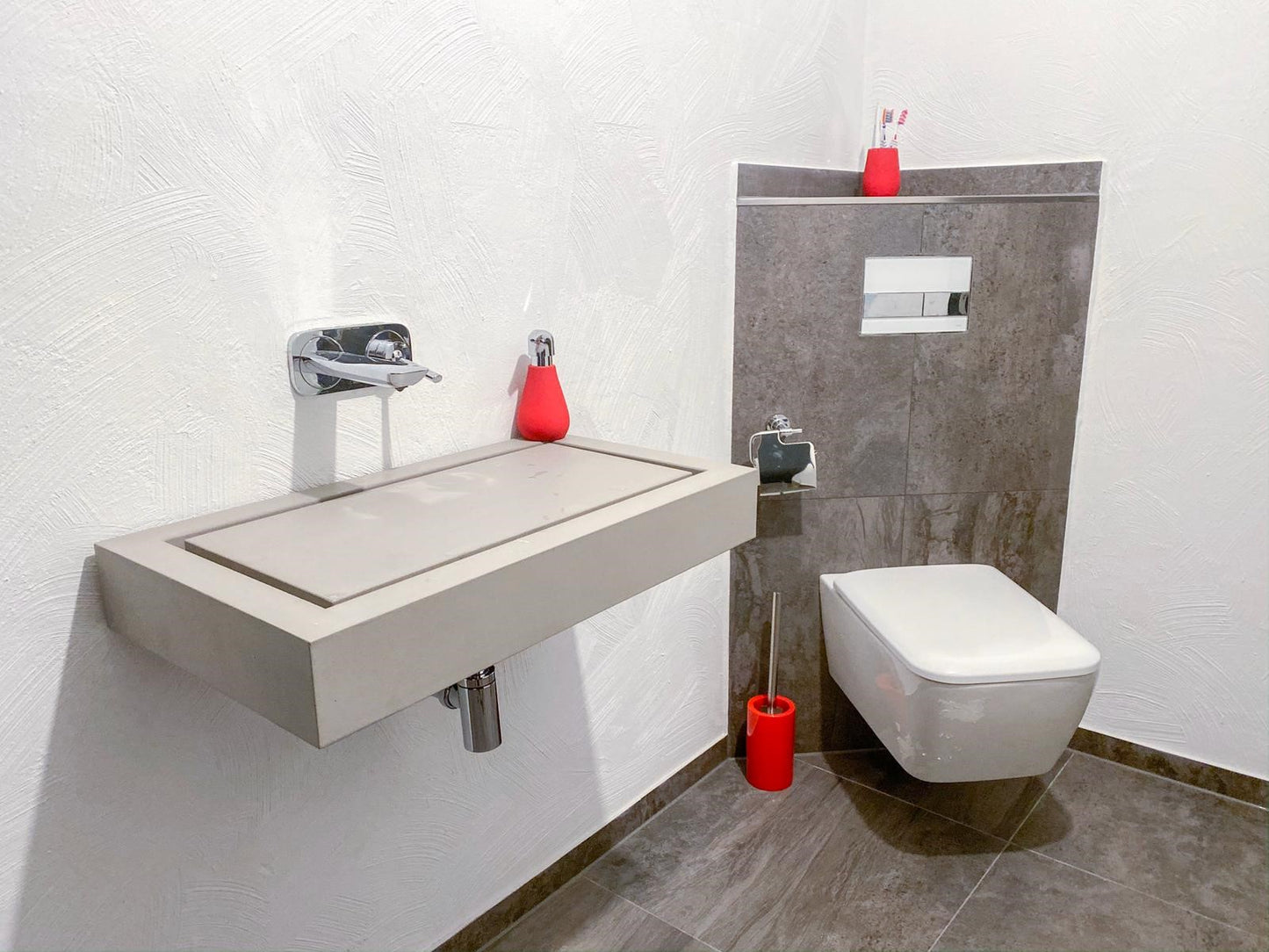 Beton Waschbecken # 05