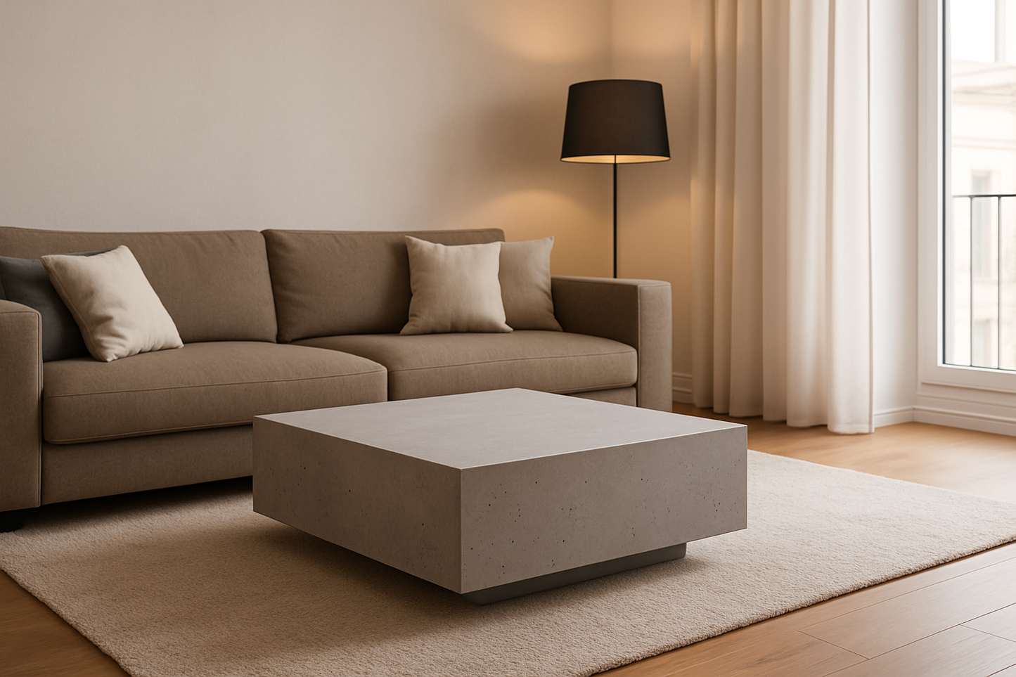 Beton Couchtisch # 03