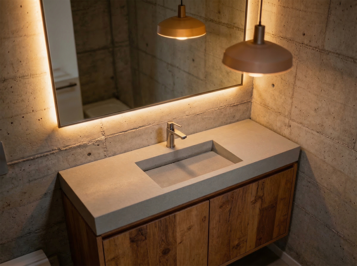 Beton Waschbecken # 52