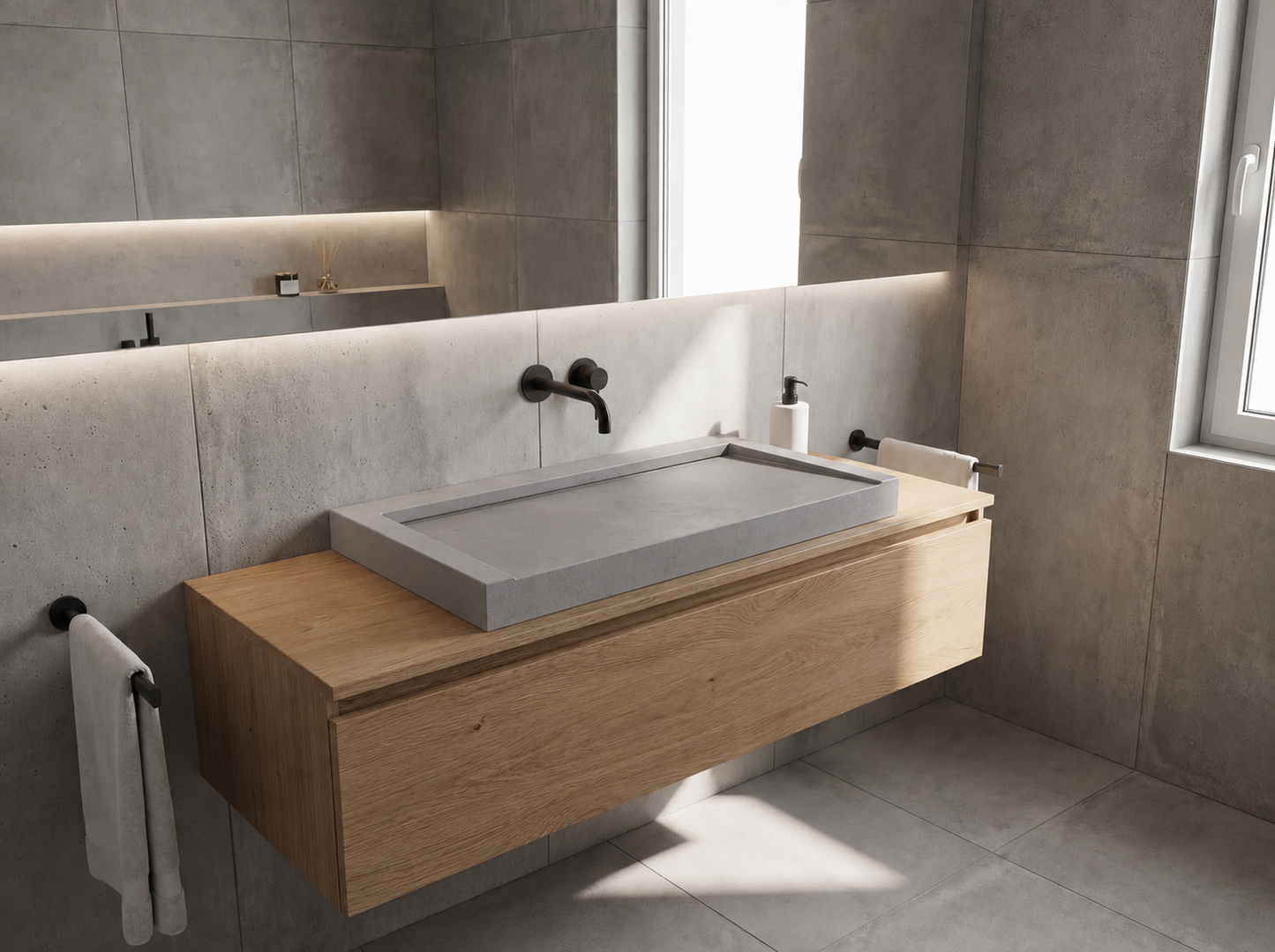Beton Waschbecken # 02