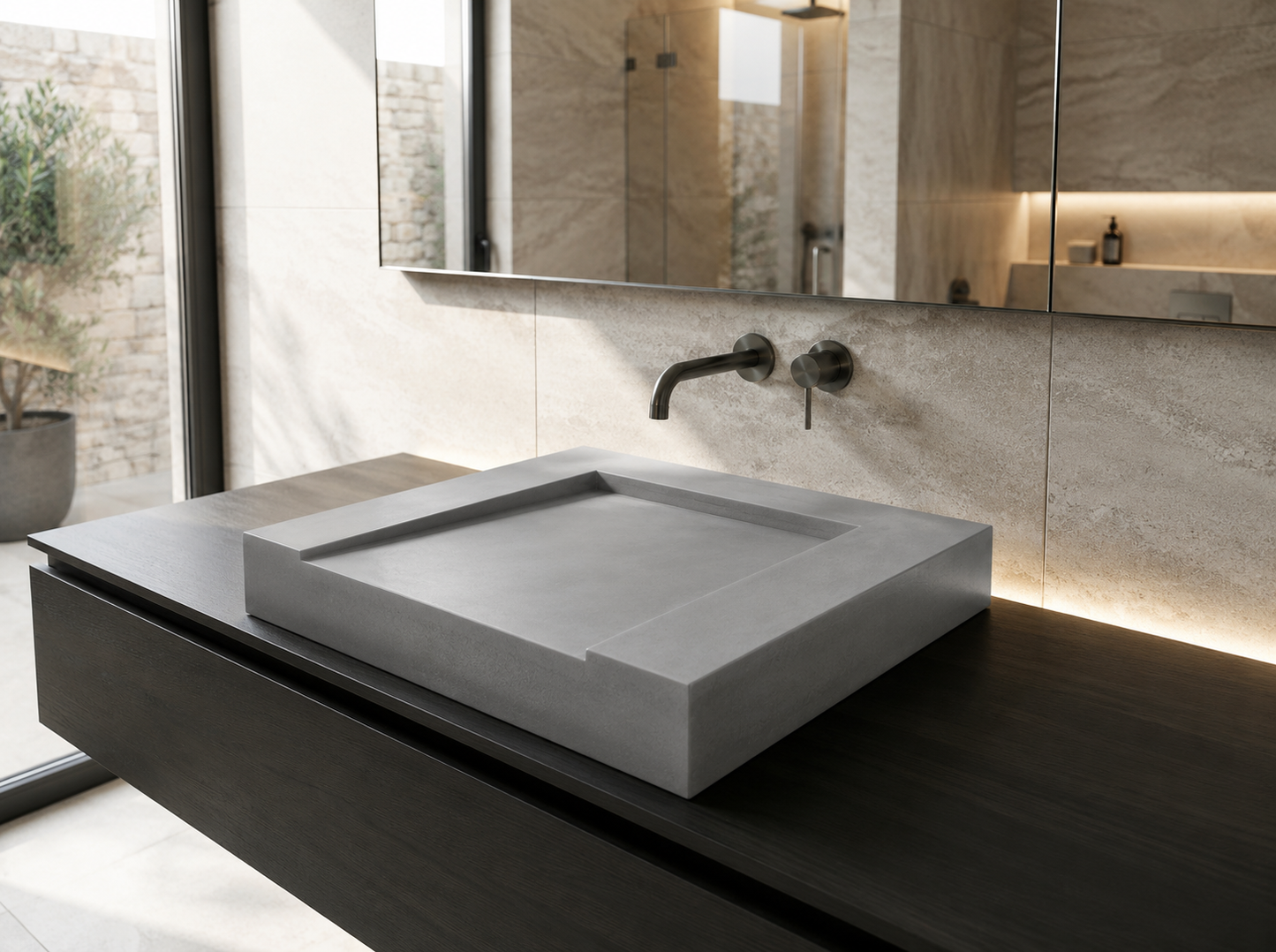 Beton Waschbecken # 01