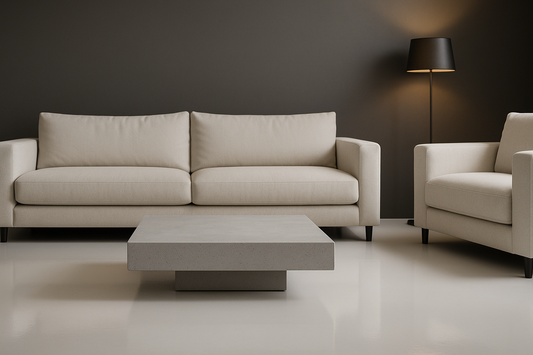 Beton Couchtisch # 06
