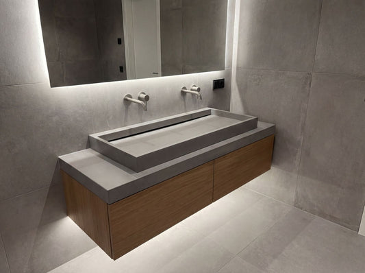 Beton Waschbecken # 10