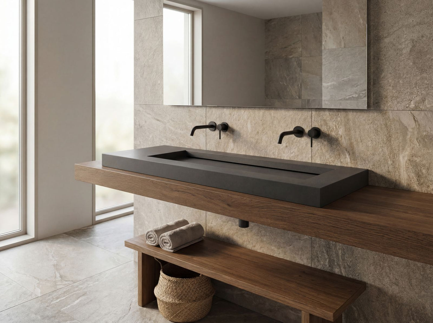 Beton Waschbecken # 42