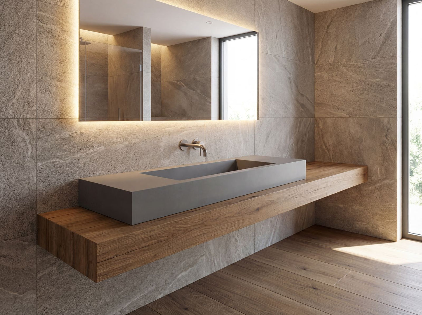 Beton Waschbecken # 45