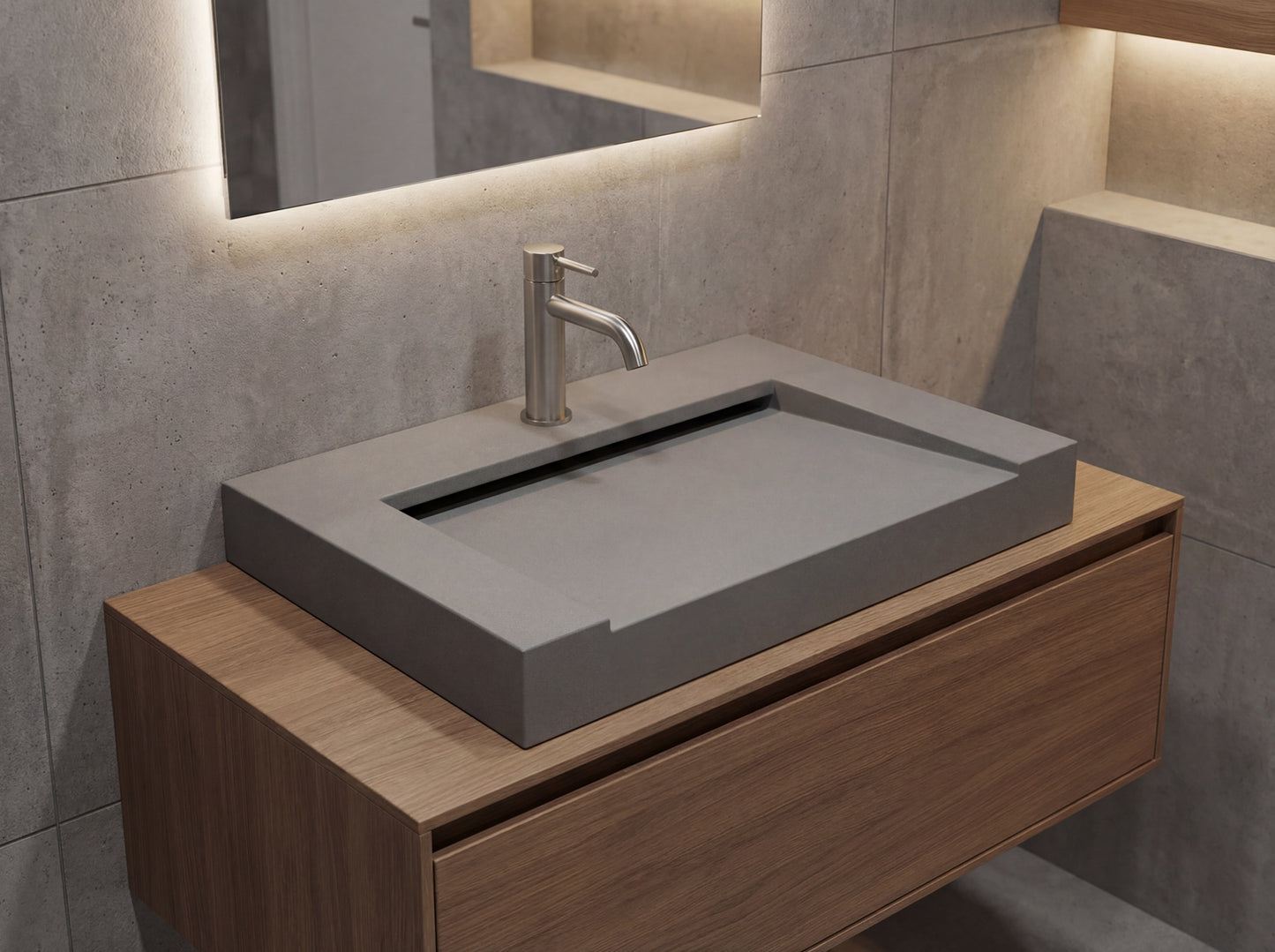 Beton Waschbecken # 25