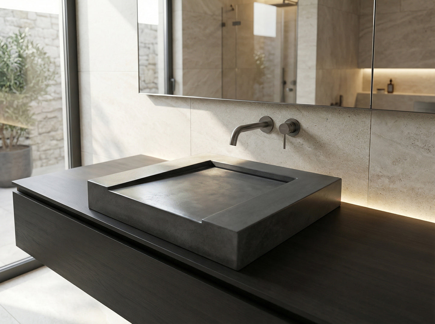 Beton Waschbecken # 01