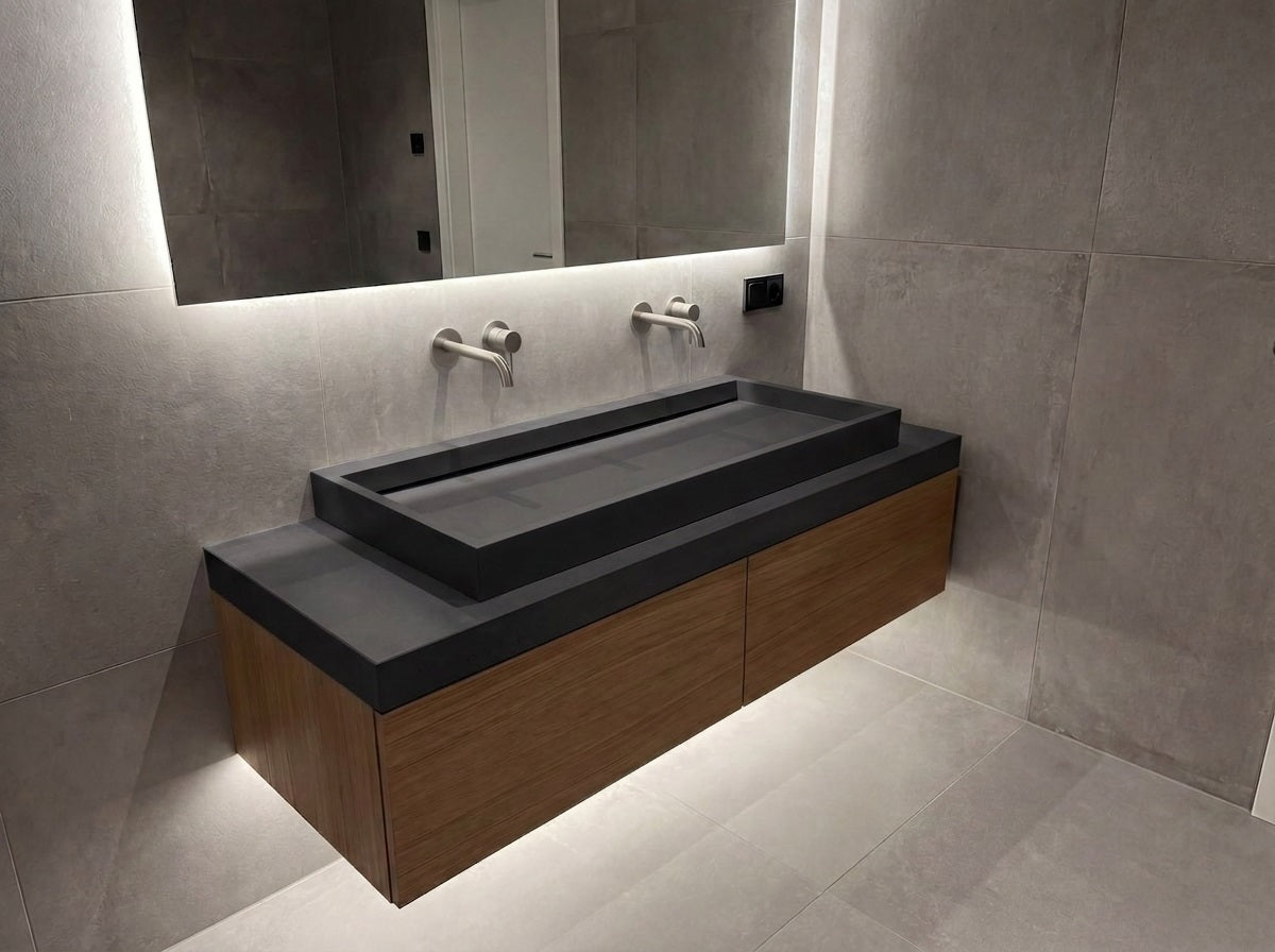 Beton Waschbecken # 10