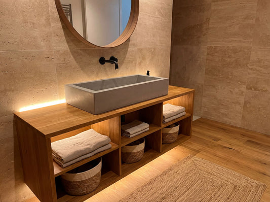 Beton Waschbecken # 12