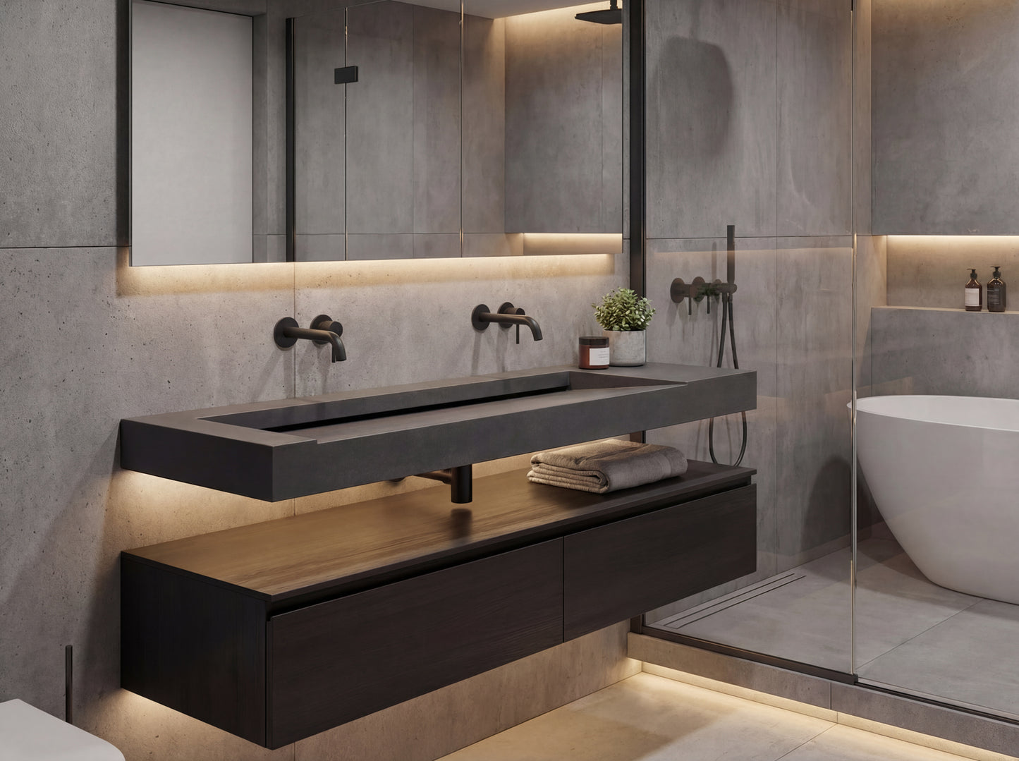 Beton Waschbecken # 35