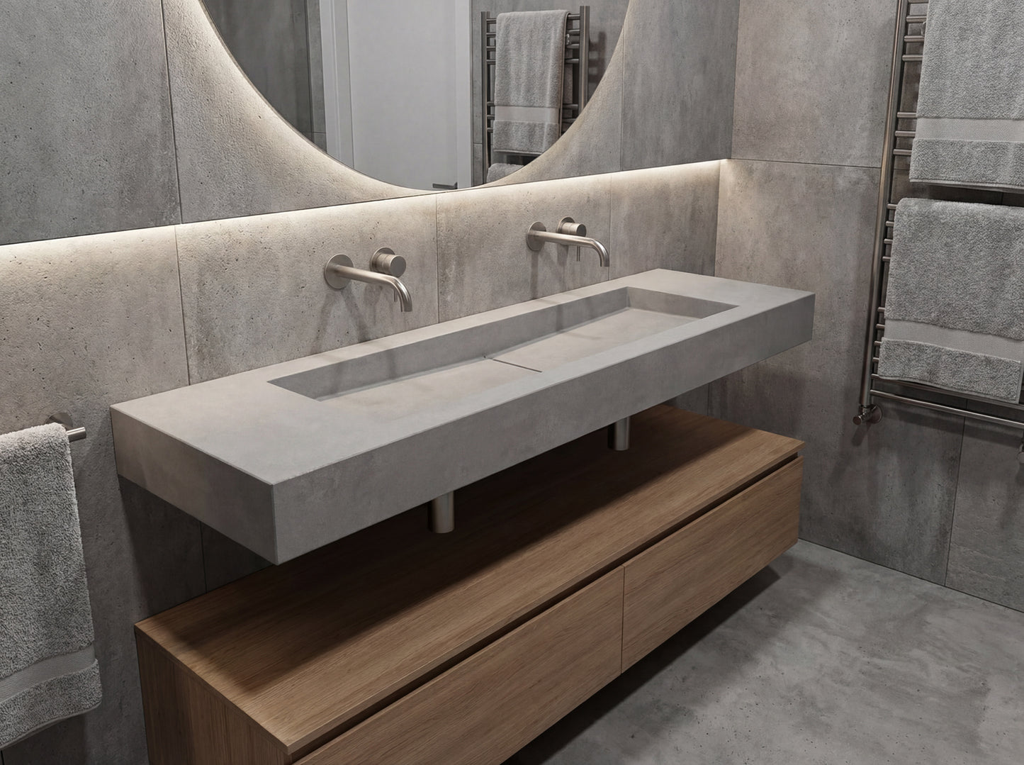 Beton Waschbecken # 64